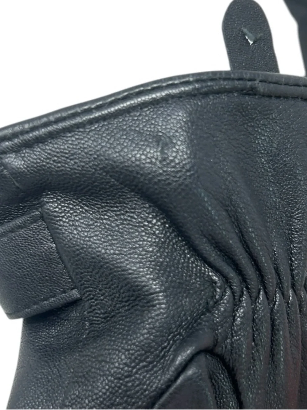Michael Kors black leather gloves